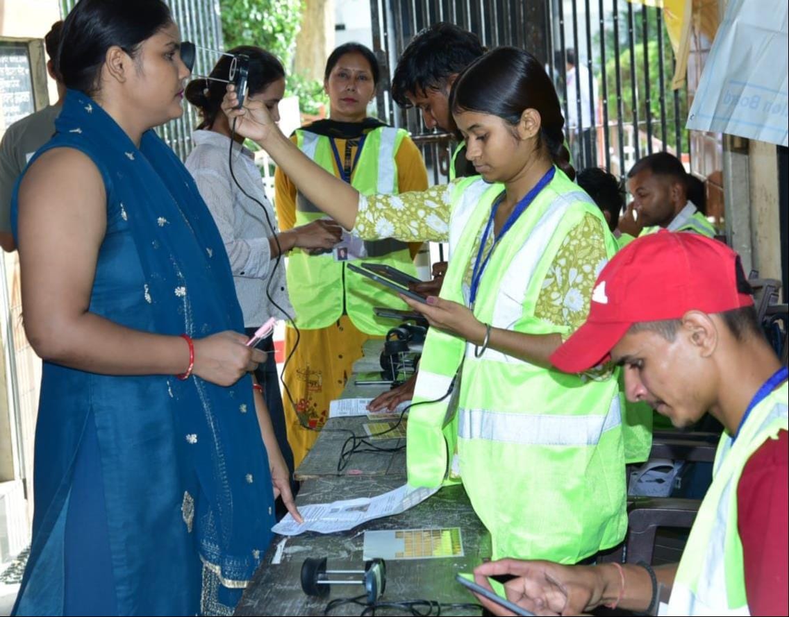 On the first day, 7,270 candidates took the written examination amidst tight security.