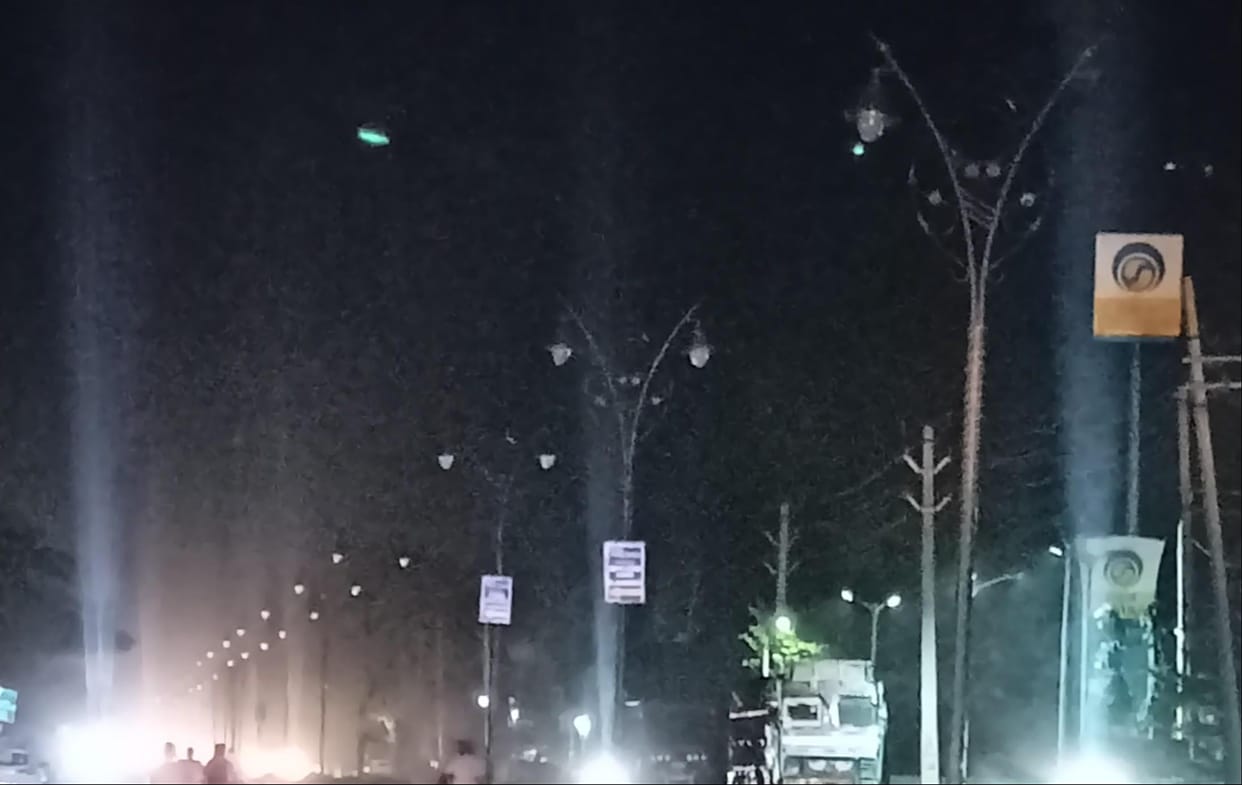 Fancy streetlights in the city went dark amidst a tussle between two departments