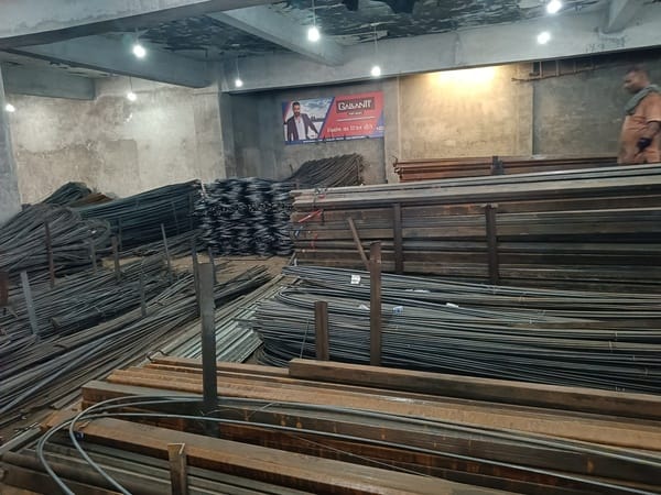 Prices of rebar and angles have dropped, bringing relief to home builders.