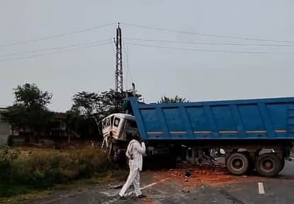 Three-Vehicle Collision on Behror-Kund State Highway, Tractor Driver Injured, Traffic Disrupted Briefly