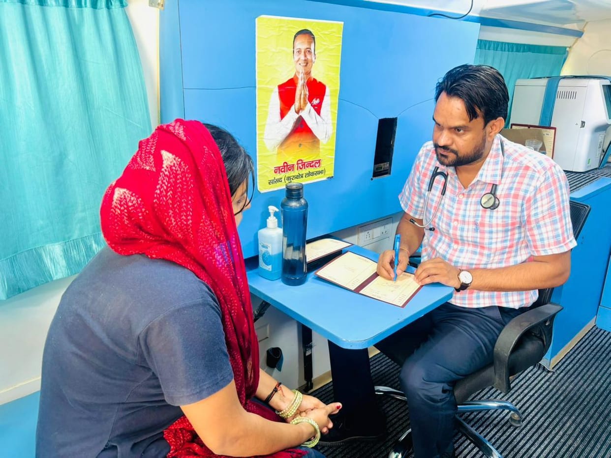 Free health camp organized in ward number 5