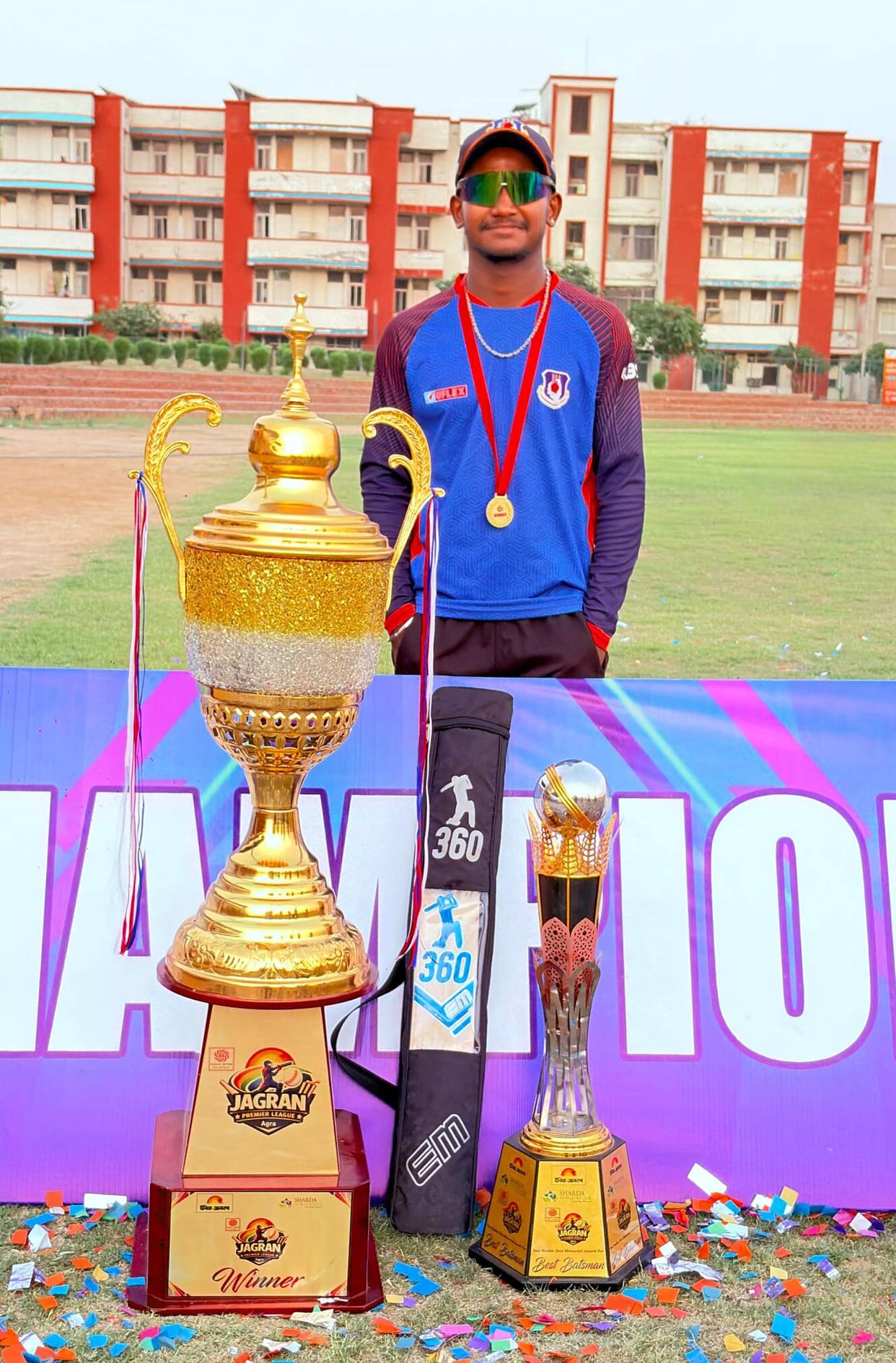 SC Academy won the match by 207 runs thanks to Alok's double century.