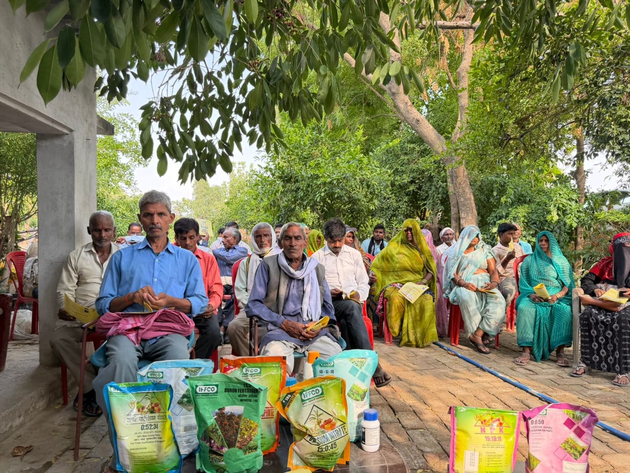 Farmers were informed about the use of nano fertilizers