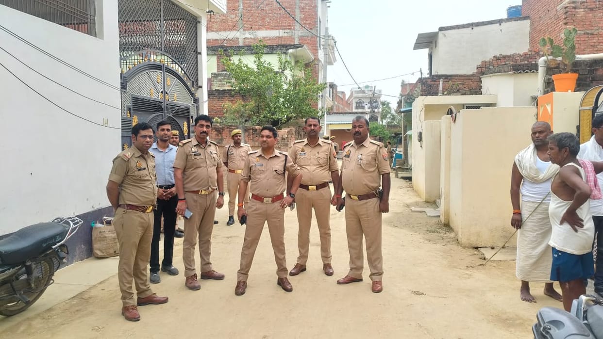 Goda Dehati turned into a police cantonment.