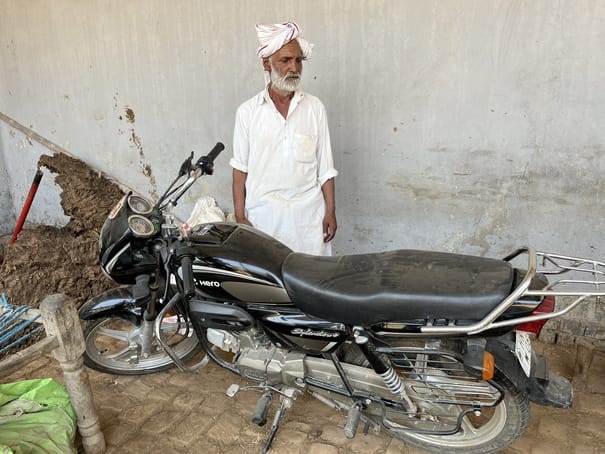 Two twin brothers lost their lives after their bike collided with cattle.