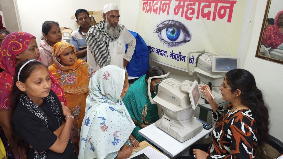 The needy are seeing the colors of the world thanks to the light of eye donation