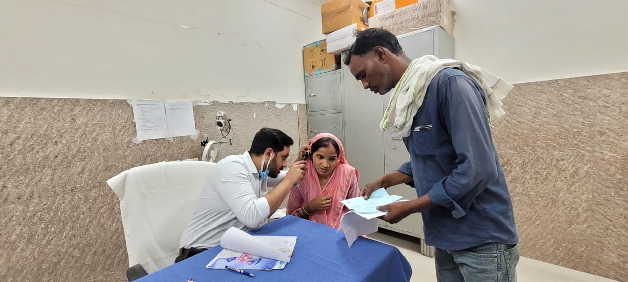 More than 50 patients suffering from ear fungus and hearing loss arrived at the medical college.