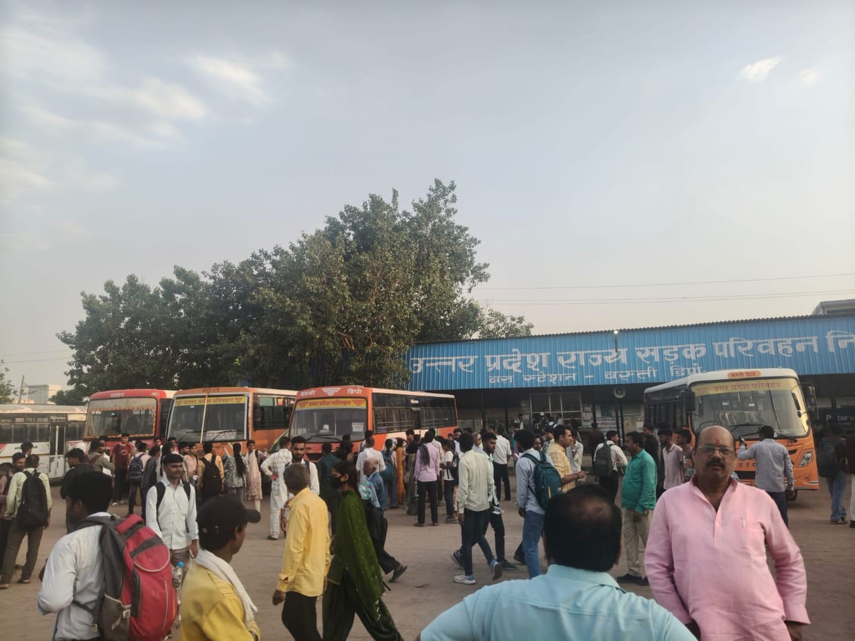 Police recruitment exam: buses run on every route