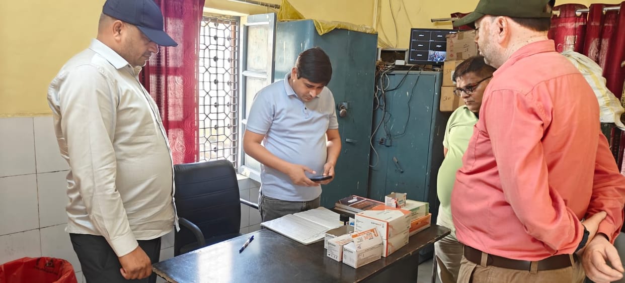 Salary of lab technician found absent withheld.
