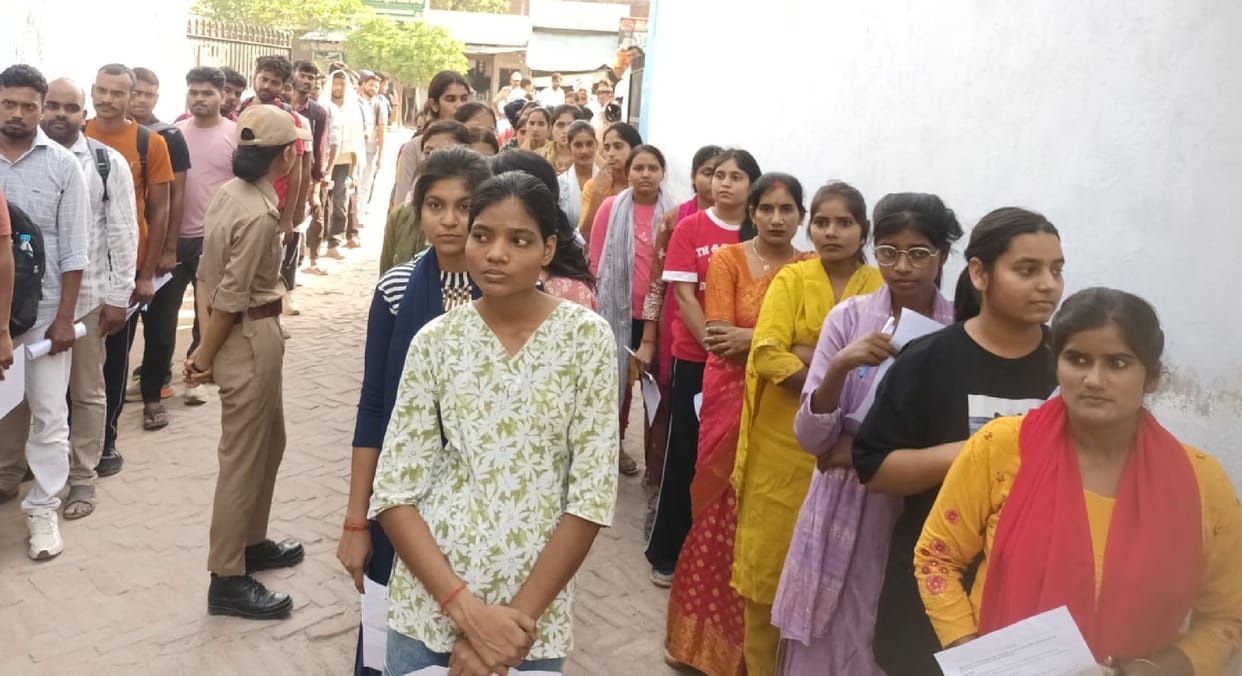 2,341 skipped the constable recruitment exam.