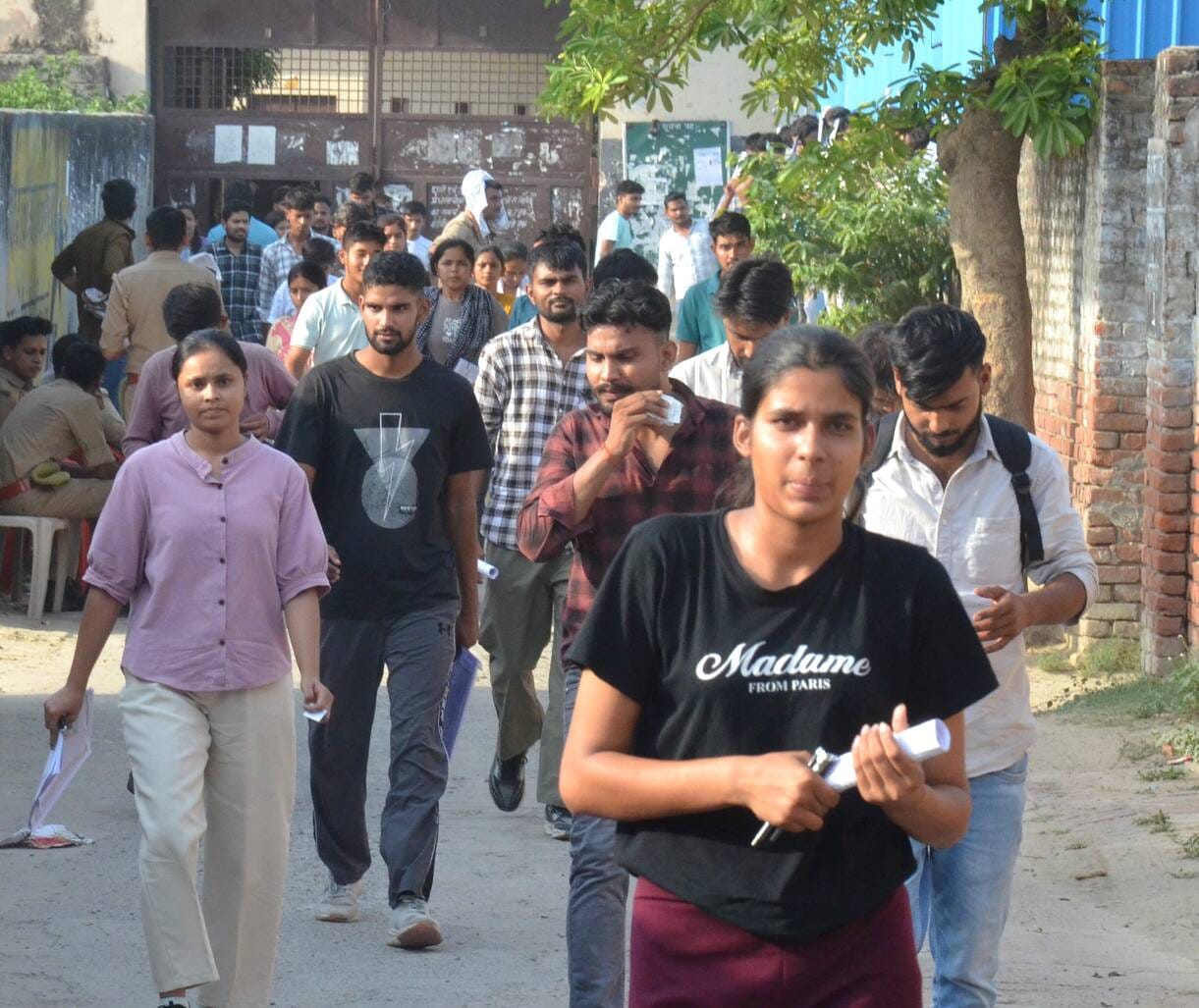 5232 candidates left the police recruitment exam