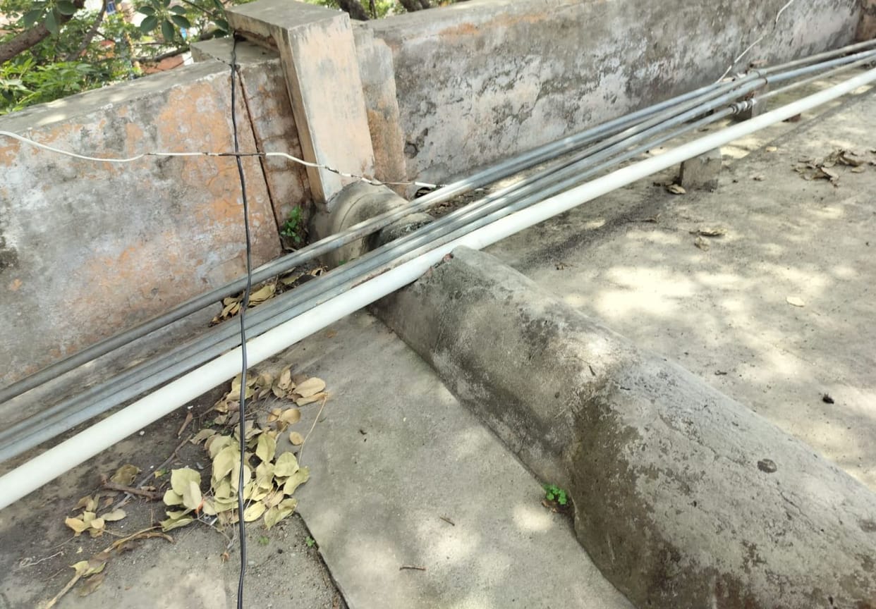 Rainwater harvesting systems in disarray; water conservation claims exist only on paper.