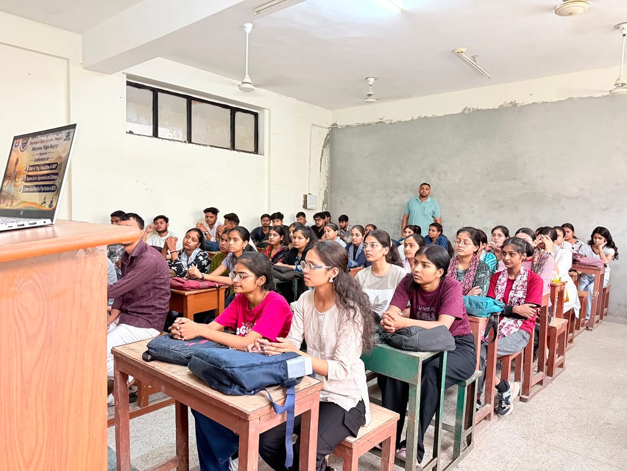 Yoga protocol training organised at Nehru College