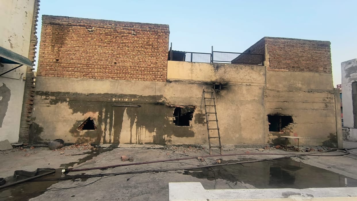 Where there used to be joy, now there is a horrific scene.
