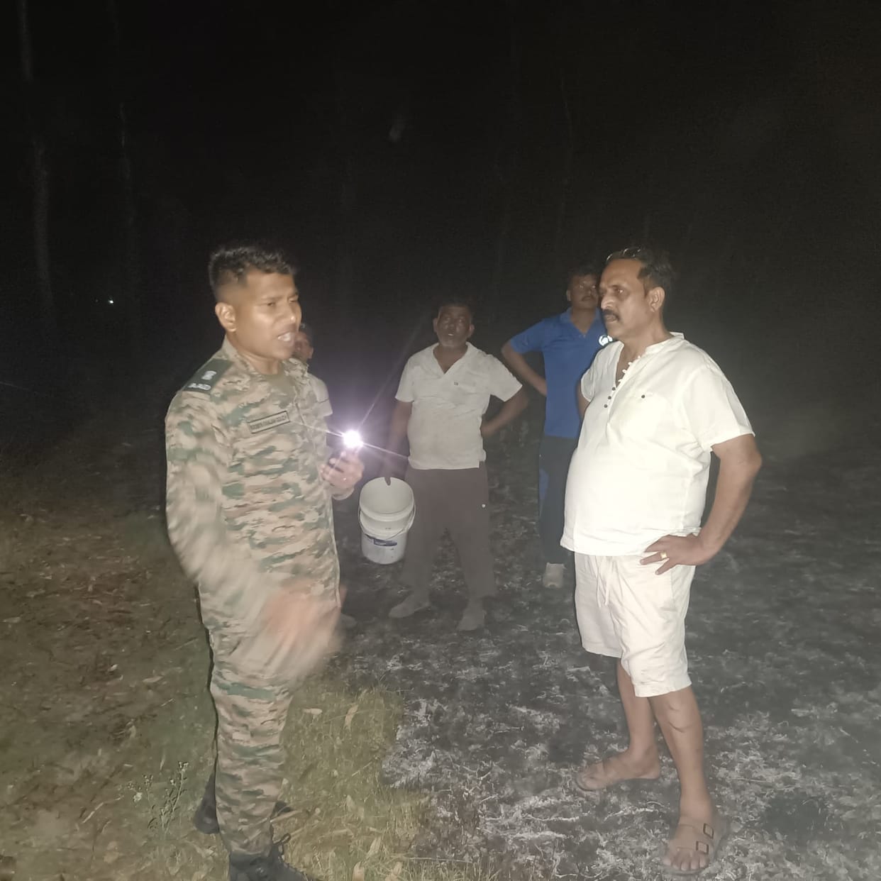 Fire breaks out in eucalyptus forest; timber worth lakhs destroyed.