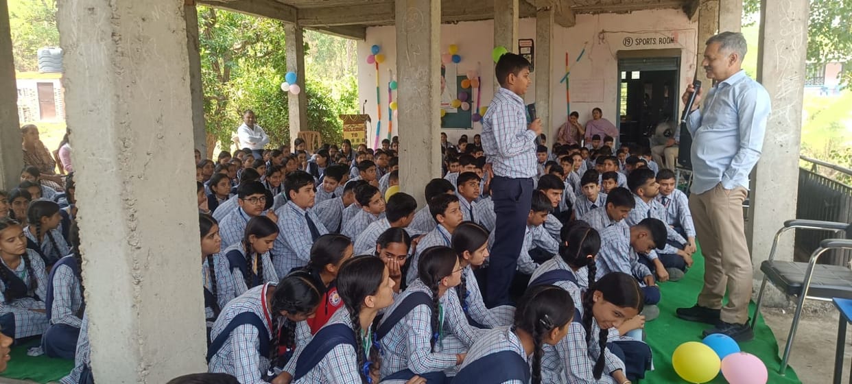 "Sir, when will an English teacher join our school?" The Minister replied, "The post will be filled soon."