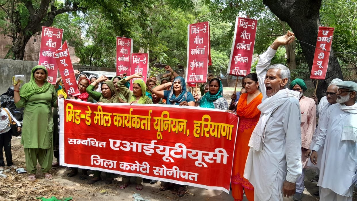 Mid-day meal workers warn of protest in Bhiwani.