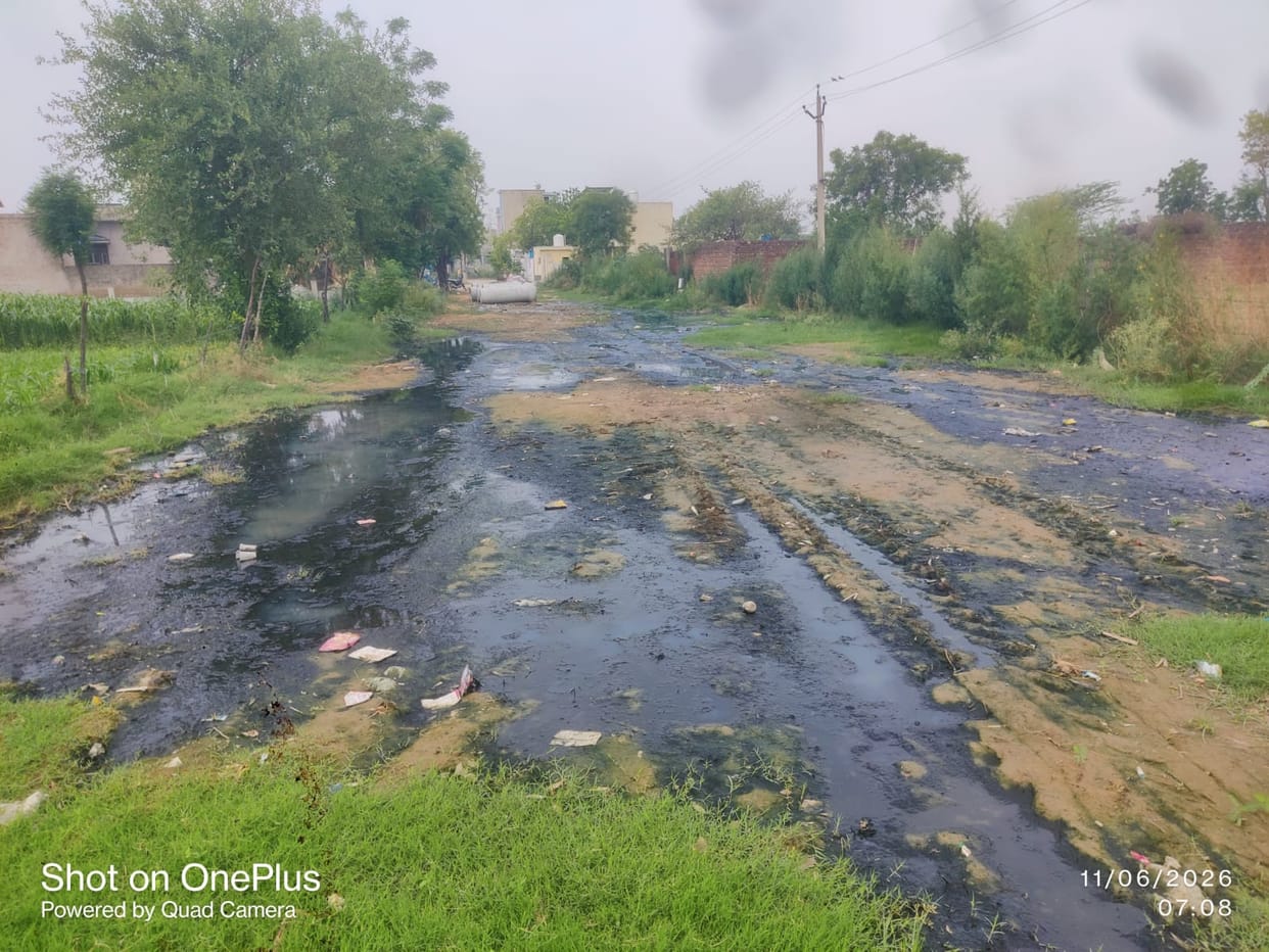 Villagers expressed resentment over negligence in drain cleaning.
