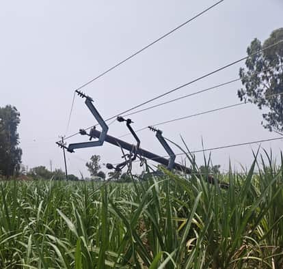 95 poles and 30 transformers toppled by the storm.