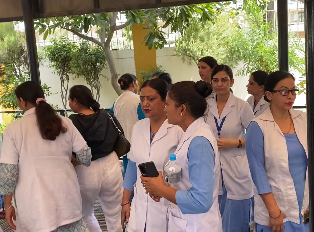 Health services back on track after strike; nurses returned to work after half an hour.