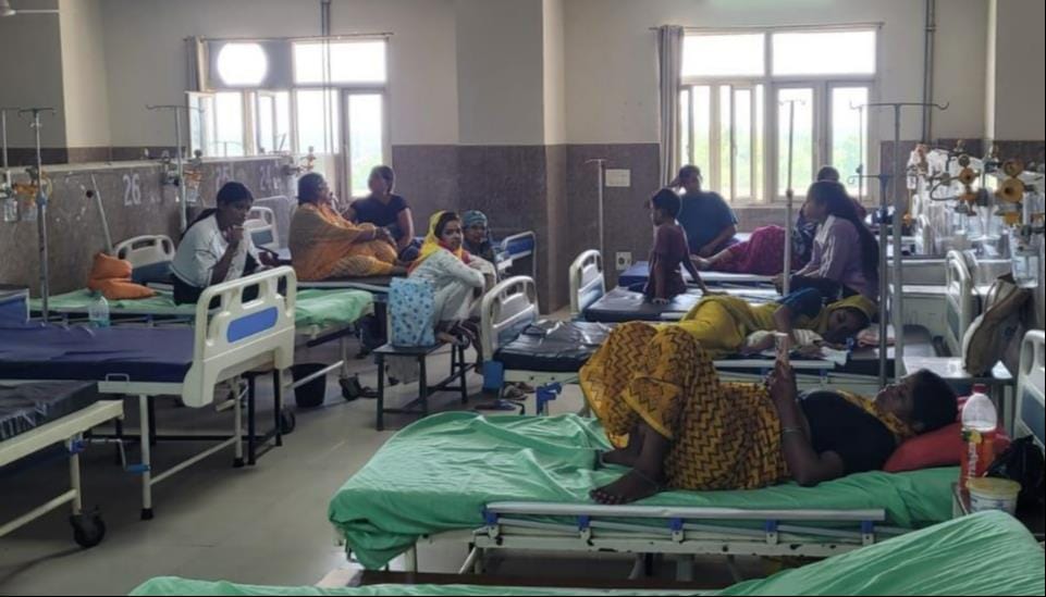 Illnesses rise due to weather changes; young woman suffering from diarrhea dies.