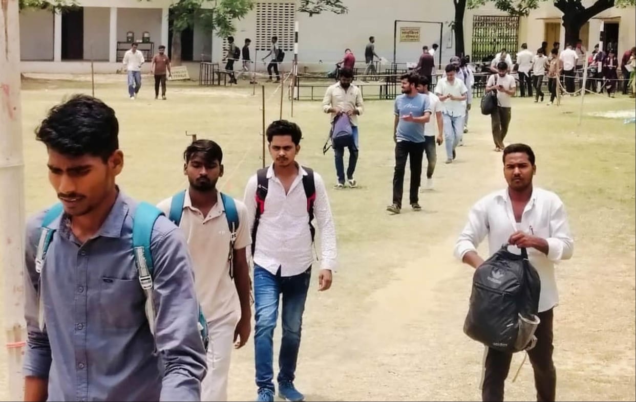 Police recruitment exam concludes amidst hope and atonement.