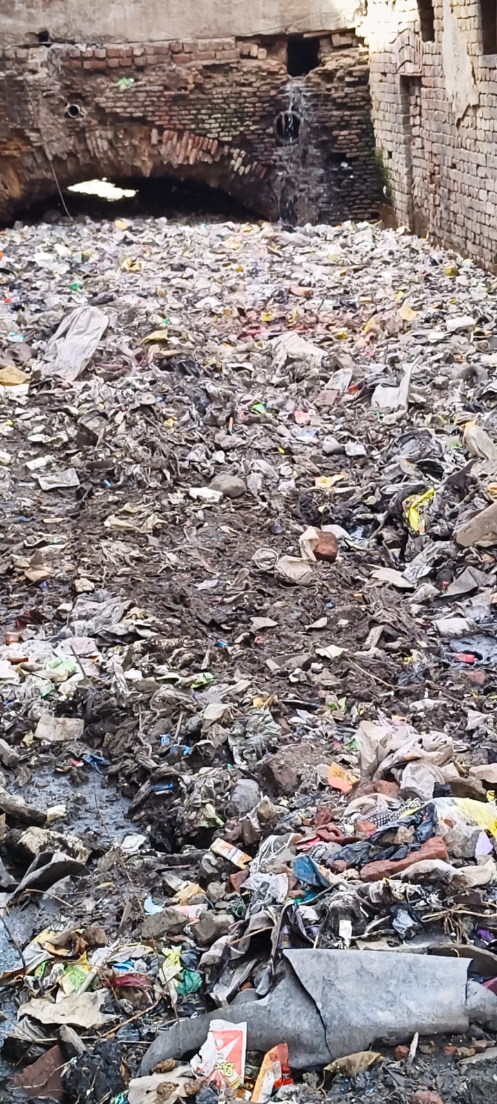 Heavy filth found at the spot Rajshri Nale had claimed was clean.