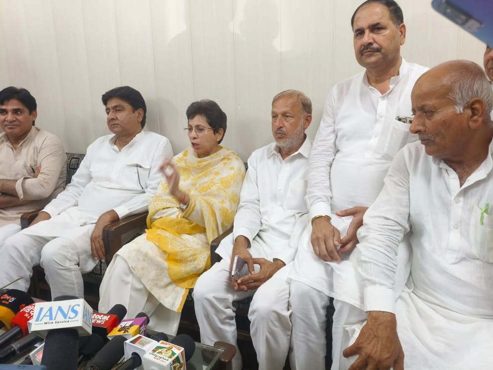 The BJP's sole objective is to belittle Pandit Nehru: Selja