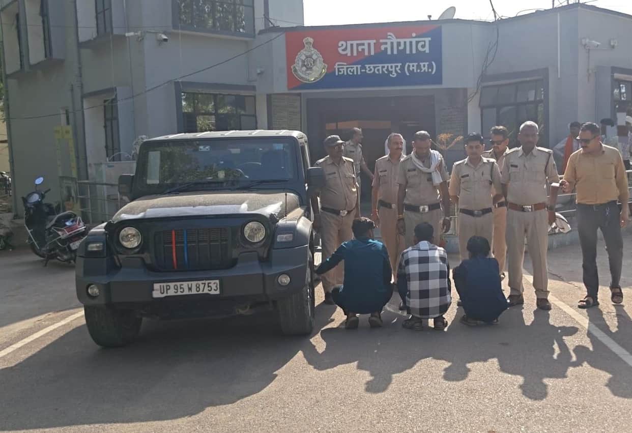 Show of muscle proves costly: 3 accused arrested for assaulting BSNL employees; Thar vehicle seized.