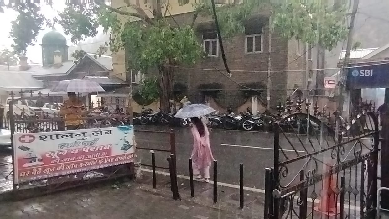 Hailstorm in Nogvalley; heavy rain in Rampur