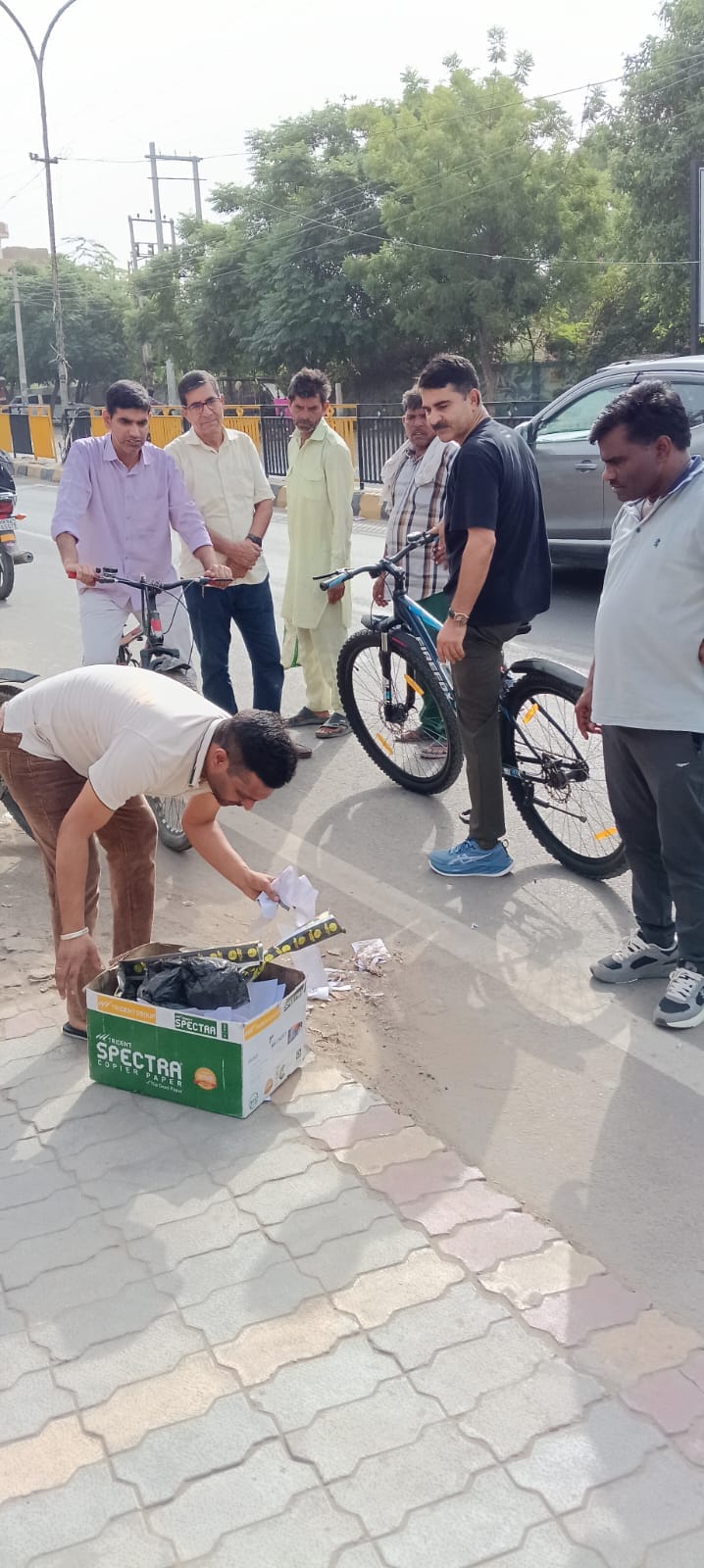 Cycling on the cleaning path, Municipal Commissioner says - negligence will not be tolerated