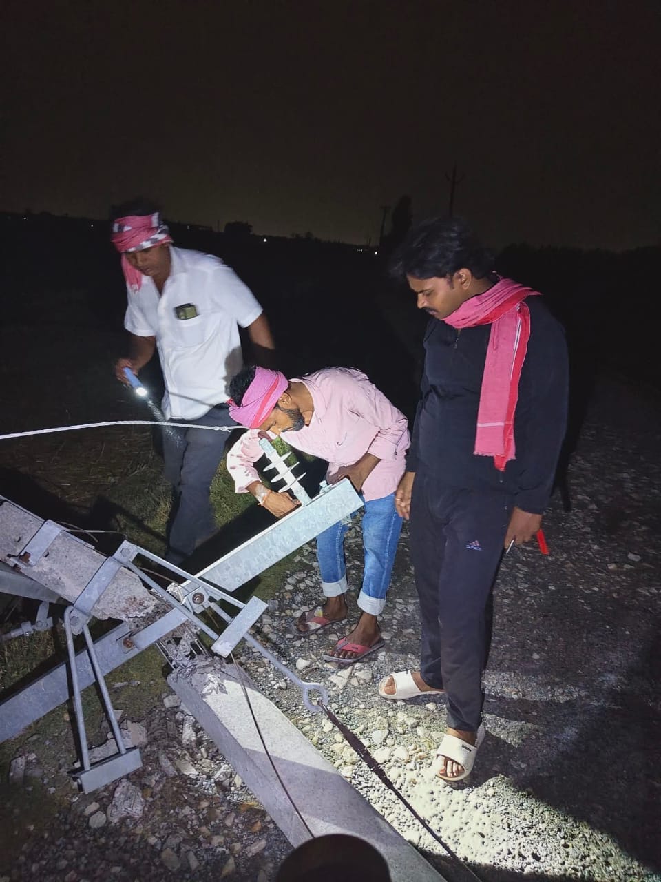 17 electricity poles toppled in a storm, three transformers damaged; teenager dies.