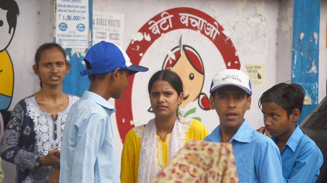 Vidya Mandir Girls' High School lock opened after six days in the presence of the police.