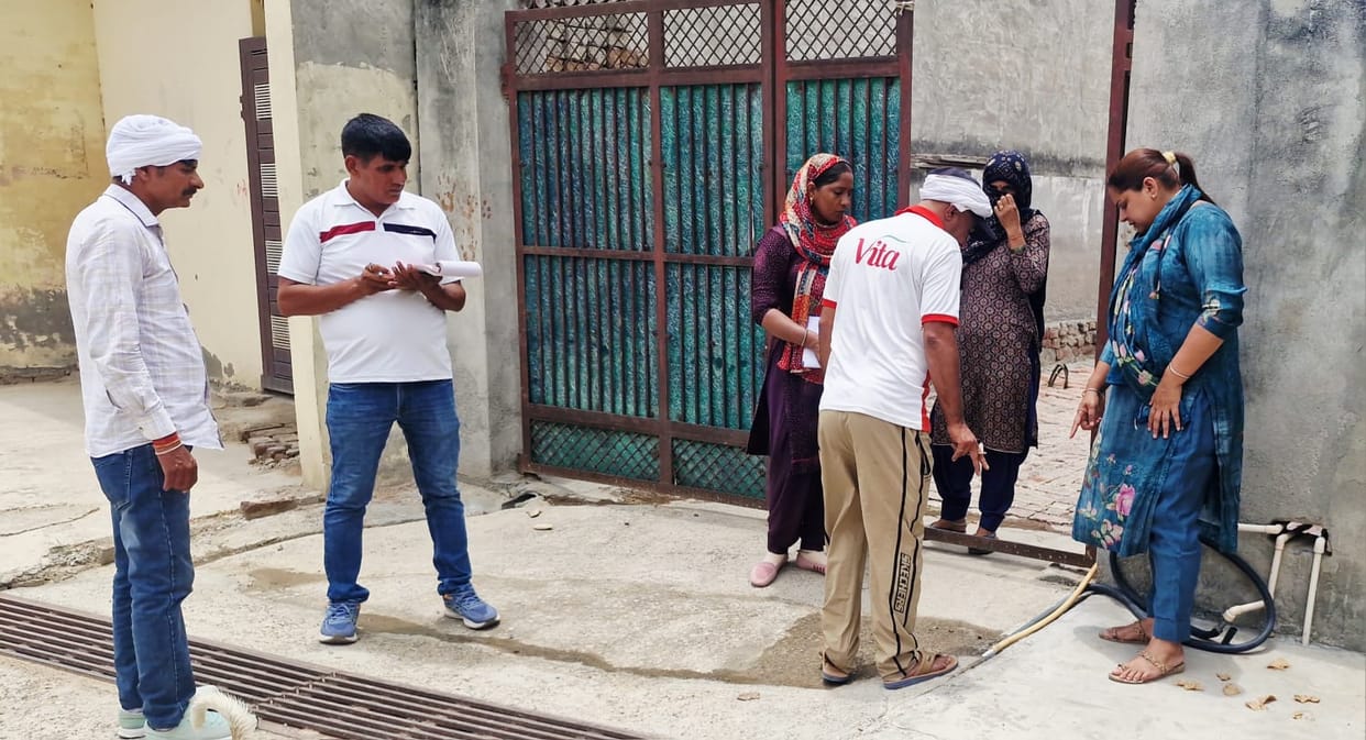 Bulldozers used against illegal connections in Bazitpur; 10 illegal connections disconnected.