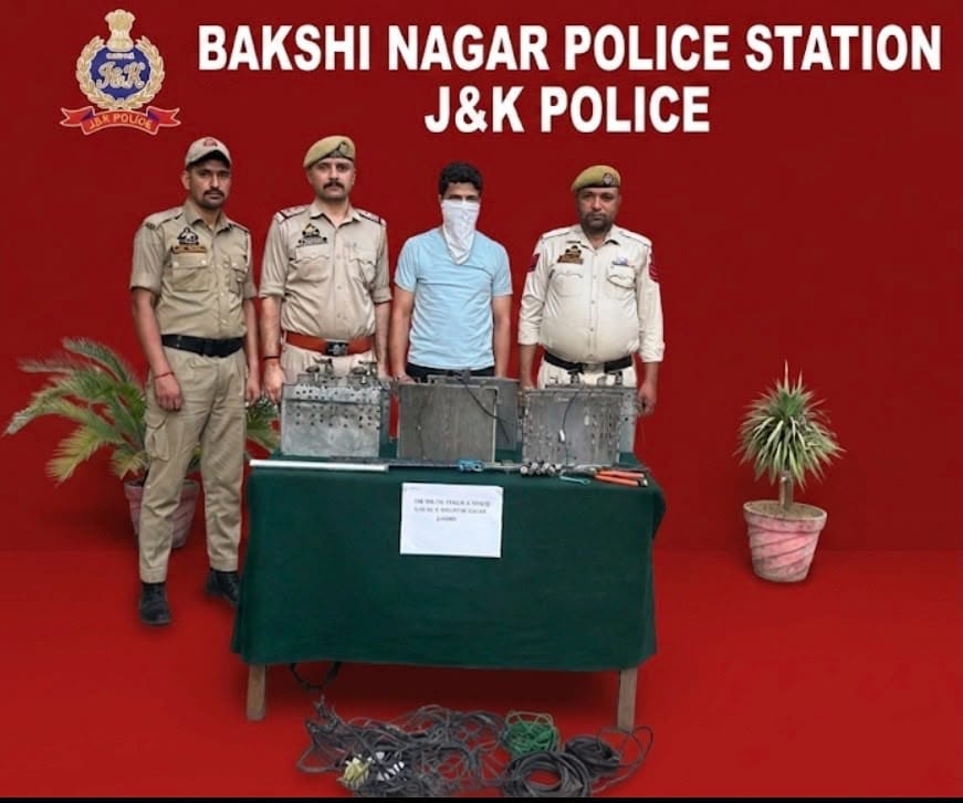 bsnl tower, theft, one arrested