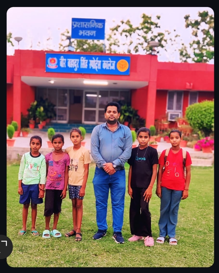Five girl students selected in Sports College
