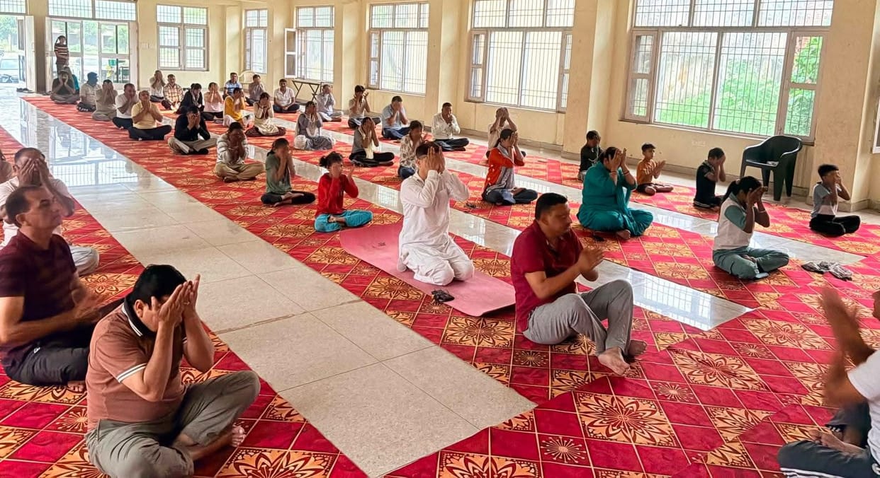 Practiced for Yoga Day