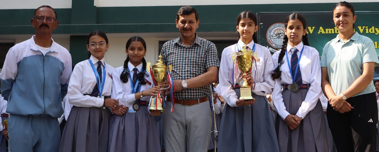DAV Ambuja Vidya Niketan School Shines at Cluster Sports Tournament