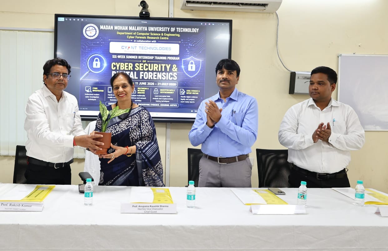 Summer Internship Program Launched at MMMUT