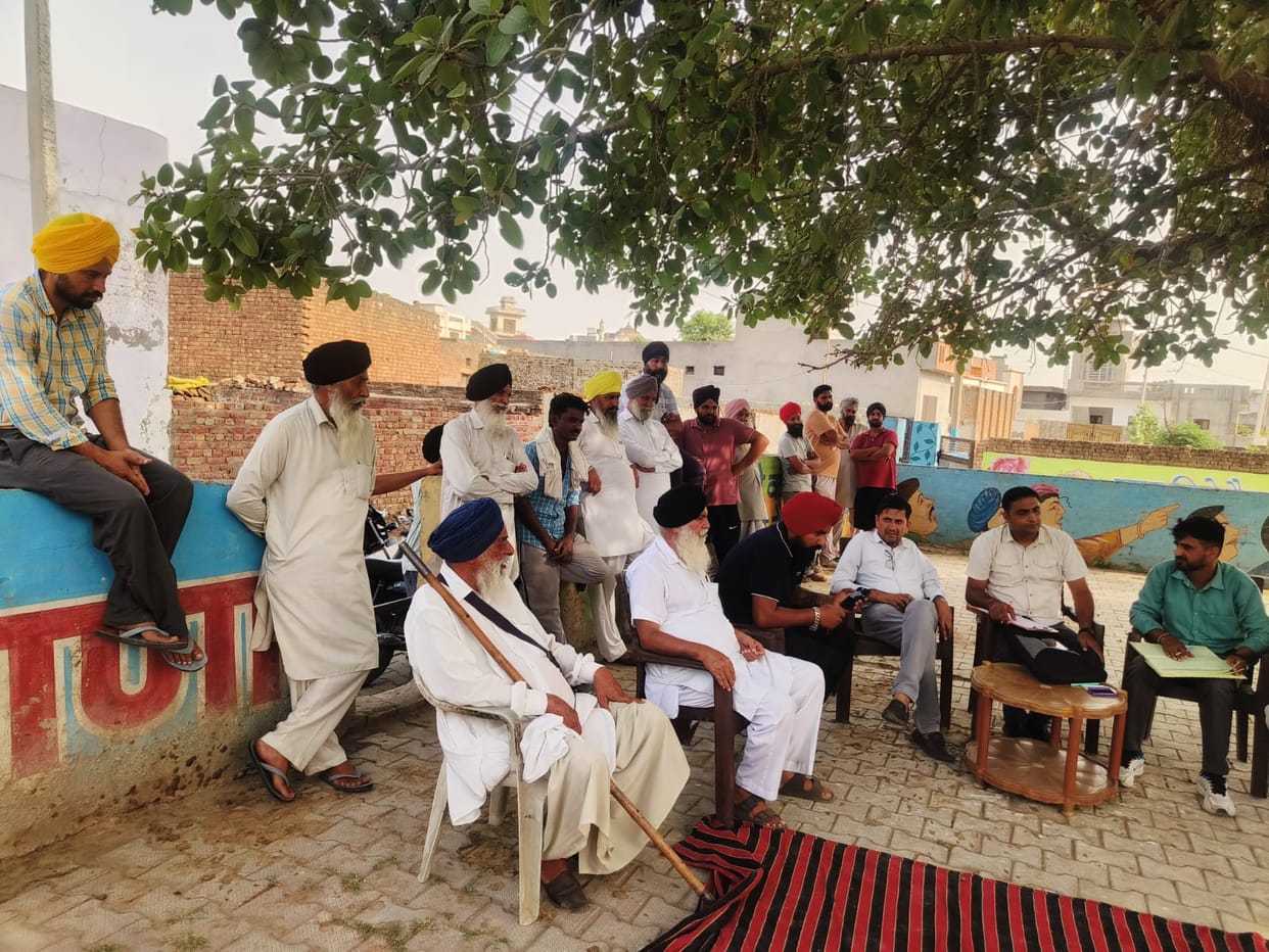 Villagers were informed about the importance of cleanliness, environmental protection and schemes