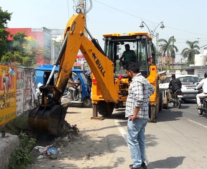 Main drain near the bus stand opened after five years