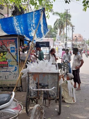 Hospital's plastic bio-waste seen being sold as scrap.