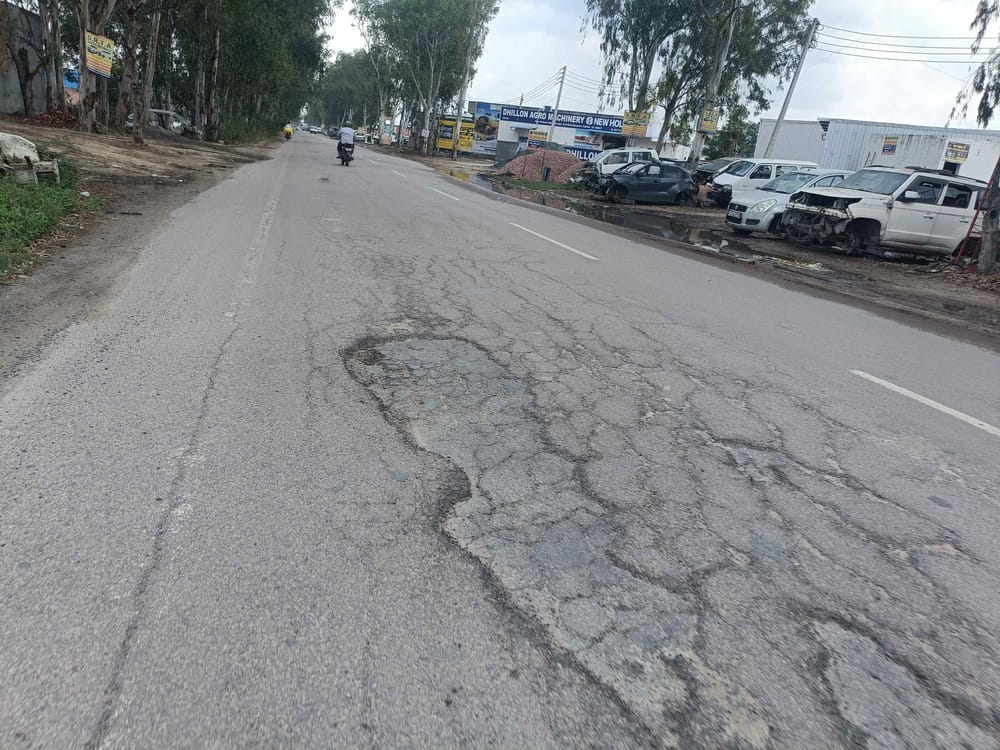 It will not be a four-lane road; the stretch from Ambala Road to Titram Mod will be reconstructed at a cost of