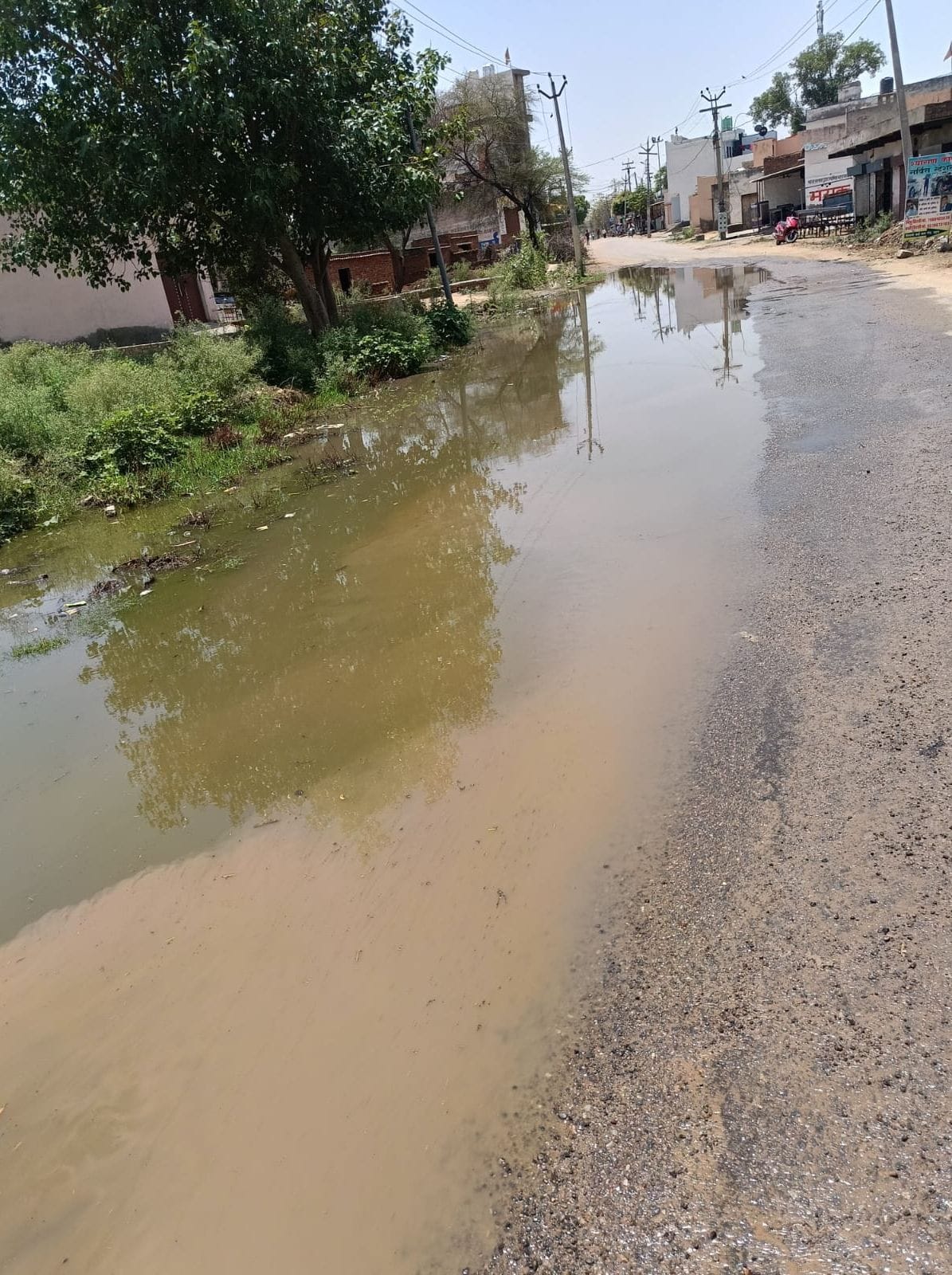 Wretched state of Bahl's drains; those responsible wash their hands of the matter
