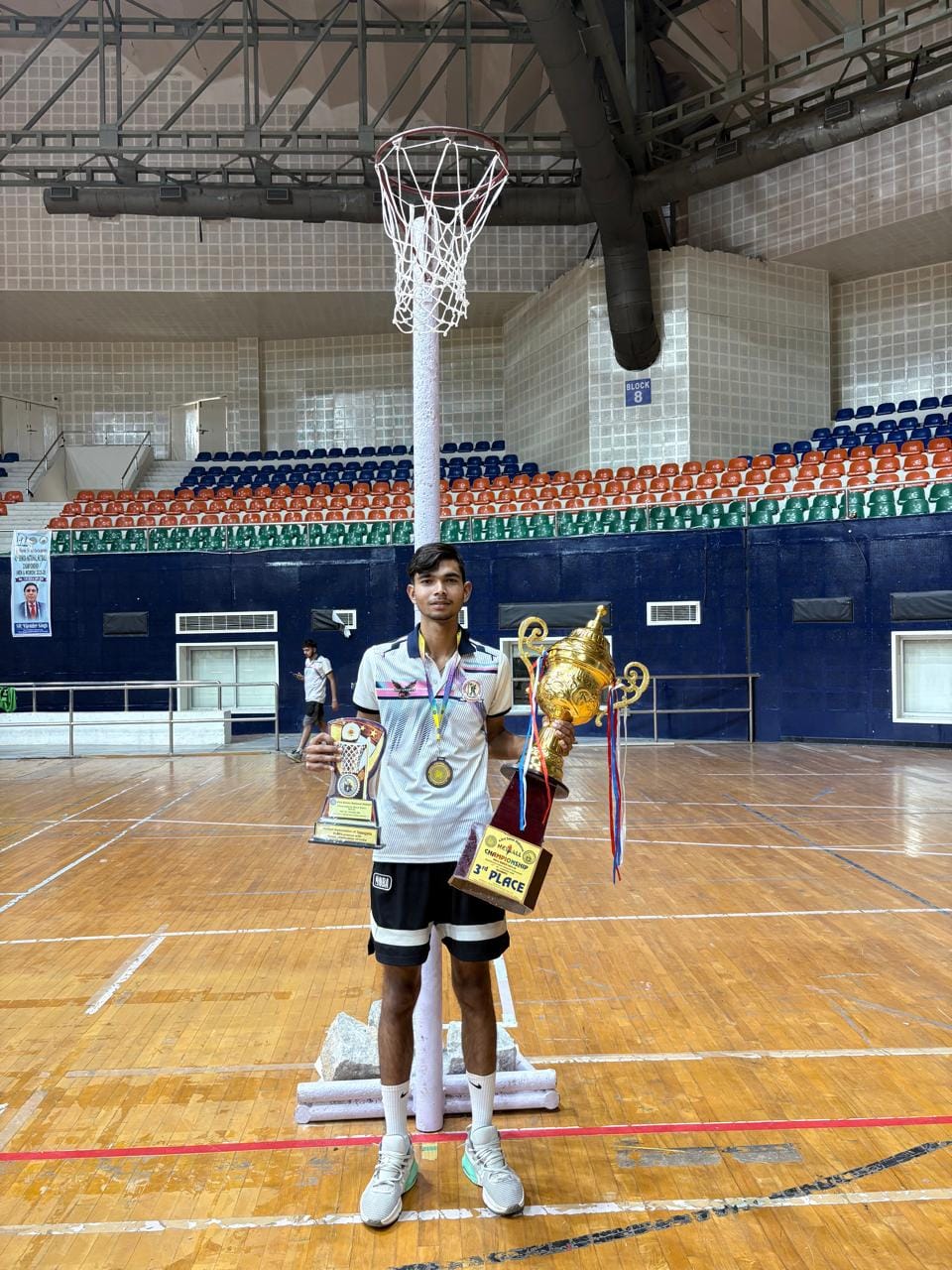 Shiv wins three gold medals at the Senior National Netball Championship.