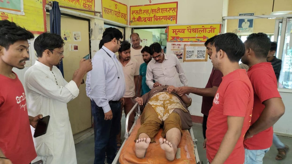 Woman jumps into Saryu River, divers save her life amidst an ongoing security mock drill nearby.