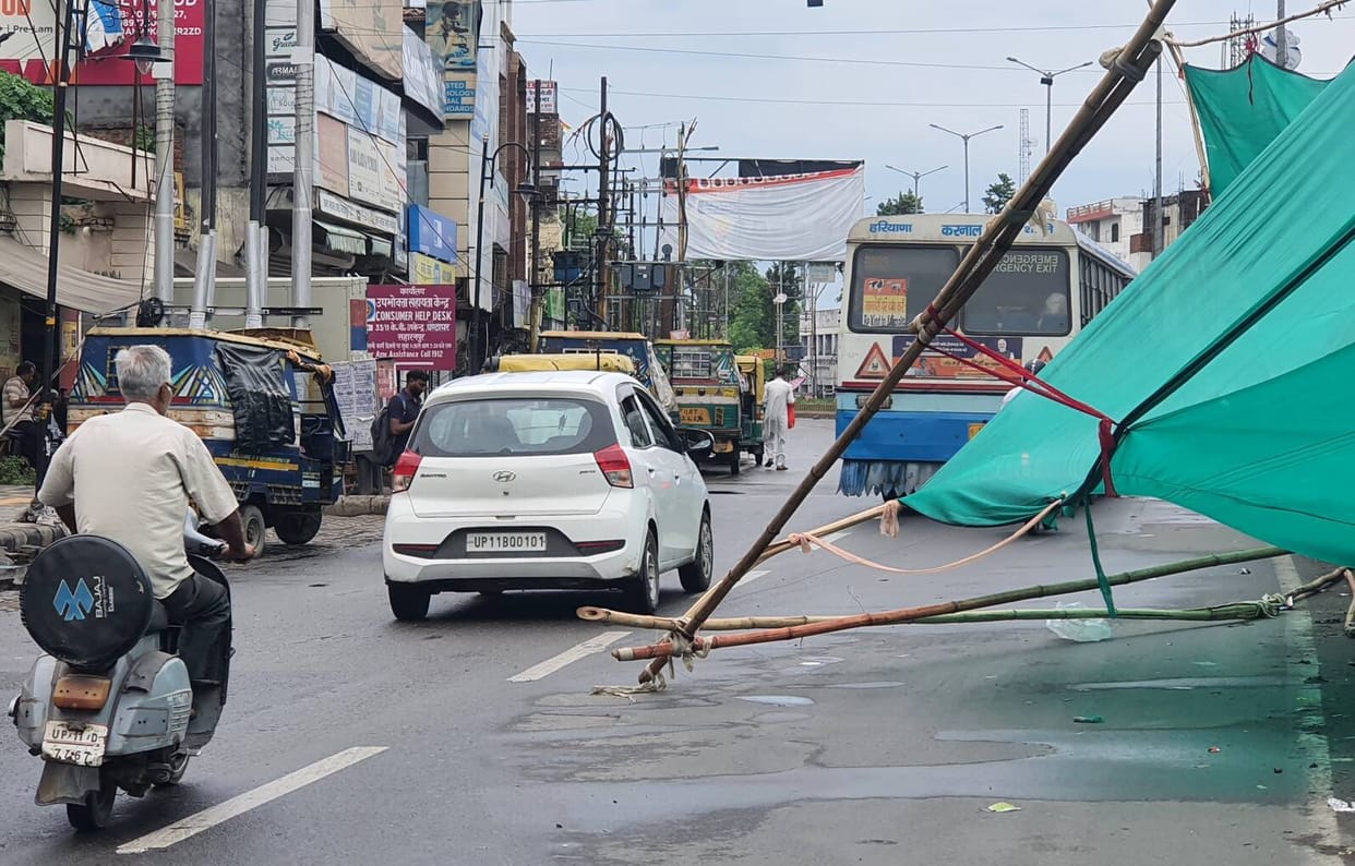 Relief from the monsoon-like rain in Jeth, lightning made people cry for several hours