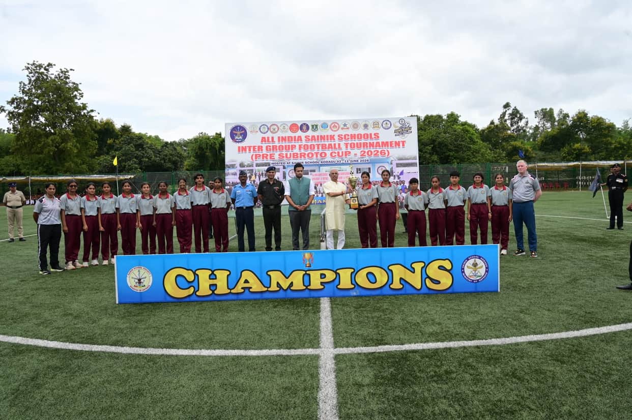 Priyanshu Chaudhary named Best Goalkeeper at Pre-Subroto Cup 2026.