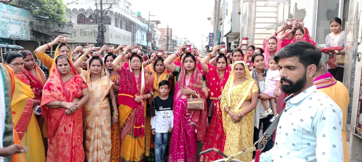 Kalash Yatra taken out with devotion and jubilation.