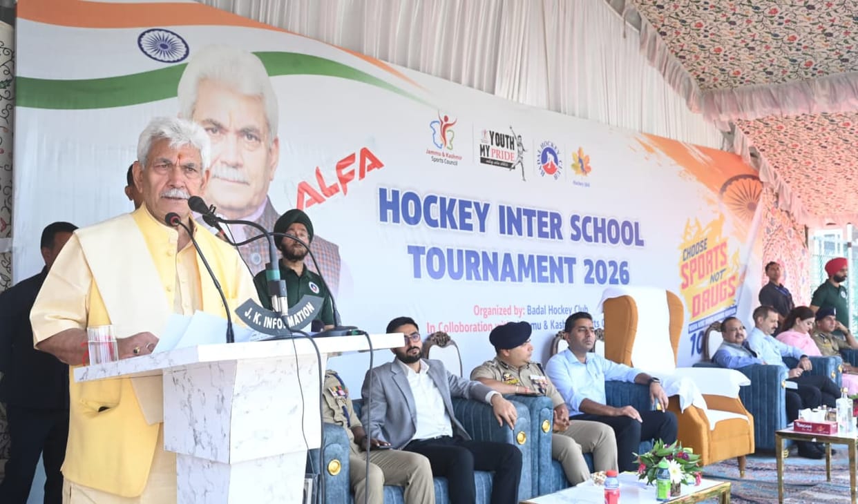 Srinagar, LG Manoj Sinha, Polo Ground, Hockey Tournament